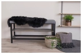 Pelliccia sintetica nera 50x85 cm - House Nordic