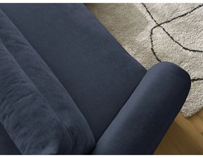 Divano angolare in blu scuro Aden – Bobochic Paris