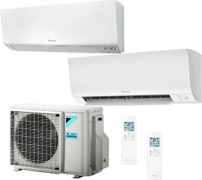 Daikin - Climatizzatore Condizionatore Dualsplit perfera 2MXM68A + FTXM25R + FTXM42R 9+15 9000+15000 btu modello 2022 wifi incluso