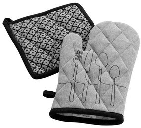 Presine in cotone riciclato in set da 2 Cuisiline - douceur d'intérieur