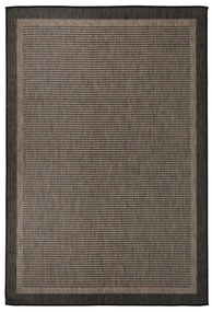 Tappeto Da Esterni A Tessitura Piatta 160x230 Cm Marrone Scuro /