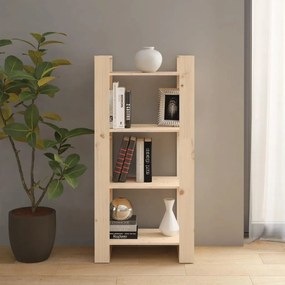 Libreria/divisorio 60x35x125 cm in legno massello di pino