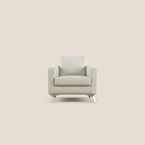 Orione Poltroncina in ecopelle moderna e impermeabile T04 tortora