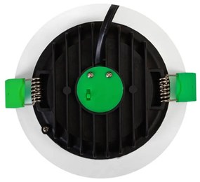 Faro da incasso LED 10W 3in1 IP44 Dimmerabile Foro ø89mm - 109mm Colore Bianco Variabile CCT