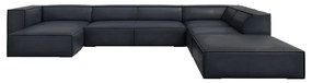 Divano angolare in pelle blu scuro (angolo destro) Madame - Windsor &amp; Co Sofas
