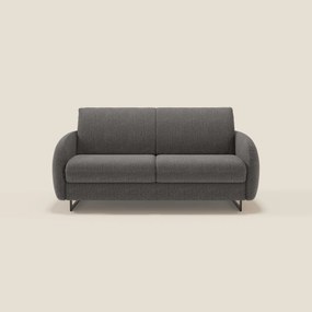 Ninfea divano letto Design Morbido con Piedini alti in Metallo e Materasso H18 cm in tessuto impermeabile T03