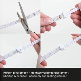 Brilo - Striscia LED RGBW dimmerabile 6,5m LED/22W/230V + +TC