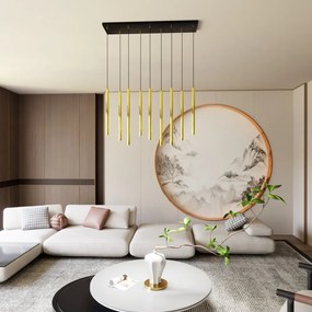 Lampada a Sospensione SELTER 9 BLACK, WHITE e GOLD Colore del corpo Oro