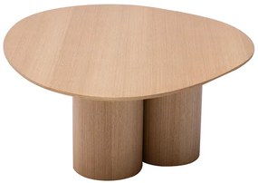 Tavolino da salotto design legno chiaro L100 cm HOLLEN