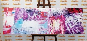 Quadro su tela – Texture viola