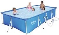 Piscina Fuori Terra Rettangolare BestWay 56424 con Pompa 400x211xH81 cm