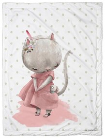 Coperta per bambini Mouse, 100 x 70 cm Forest School - Little Mouse - Butter Kings