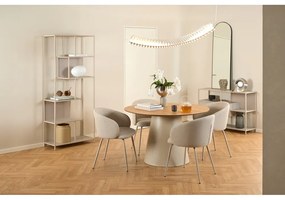 Tavolo da pranzo rotondo con piano effetto rovere ø 120 cm Soli - Actona