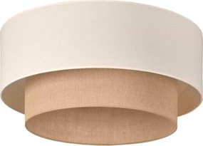 Duolla - Plafoniera BOHO 3xE27/15W/230V diam. 60 cm crema/beige