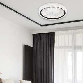 Plafoniera LED con ventilatore GEMMA LED/37W/230V bianco + +TC