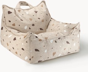 Poltrona sacco per bambini in bouclé fatta a mano Sugar