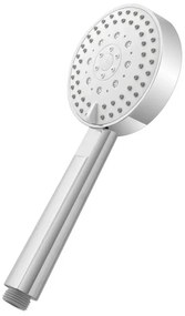 Doccino tondo 25,5cm cromato multigetto a getti concentrici in ABS anticalcare Hidra