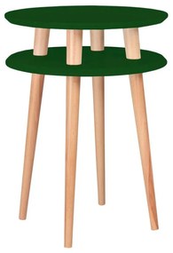 Tavolino Ufo verde scuro, ⌀ 45 cm - Ragaba