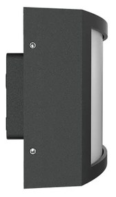 Applique Slim Design IP65 - E27 Nera Colore del corpo Nero