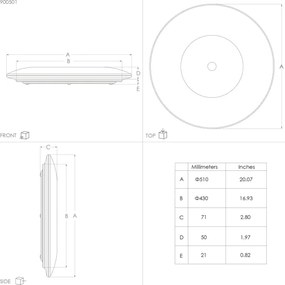 Eglo 900501 - Plafoniera LED NIEVES LED/30,8W/230V