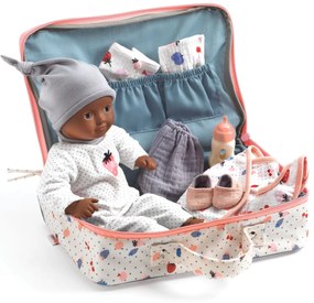 Baby Pomea - valigia con bambola Cerise e accessori