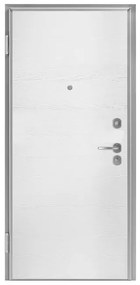 Pannello per porta d'ingresso coordinato Sun rivestito laminato bianco L 97  x H 212 cm, Sp 0.06 mm