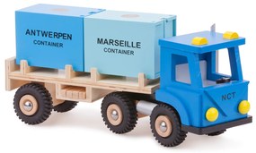 Camion in legno con due container - Harbor Line