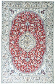 Nain Tappeto persiano 210x320 Rosso (Iran) Annodato A Mano