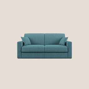 Best Divano letto matrimoniale in tessuto smacchiabile QuickClean T08 azzurro