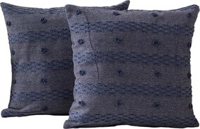 Federe decorative in set 2 pz 43x43 cm Tuffet – Mioli Decor