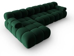 Divano in velluto verde 285 cm Bellis - Micadoni Home