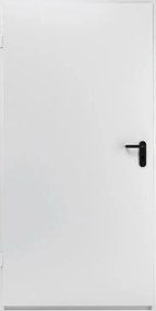 Porta per cantina a battente ZK in acciaio zincato verniciato colore incolore, L 60 x H 210 cm, apertura a tirare a destra