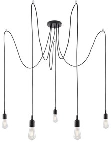 Paulmann 50389 - Lampadario a sospensione con filo NEORDIC 5xE27/20W/230V ragno