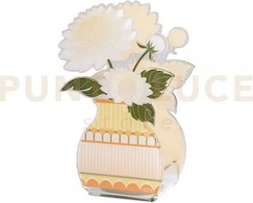 Mini profumatore dalia in cristallo acrilico decorato celeste fragr...