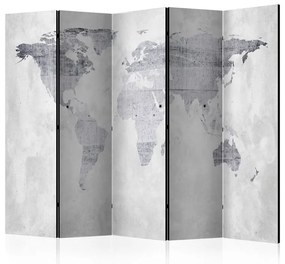 Paravento  Concrete Map [Room Dividers]  Colore Grigio, Dimensioni e Misure 225x172