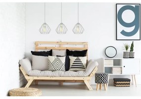 Lampadario a sospensione con filo CEED 3xE27/60W/230V grigio