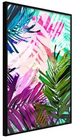 Poster  Vibrant Jungle  Cornice Quadri Cornice nera, Larghezza x Altezza Home decor 40x60