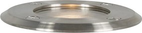 Faretto da terra per esterni in acciaio 11 cm IP67 - Basic Round