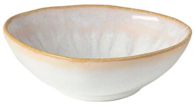 Ciotola in gres bianco con bordo beige , ⌀ 10 cm Brisa - Costa Nova
