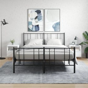 Comodini 2pz Bianchi 40x35x50 Cm İn Legno Multistrato /