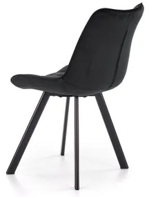 Sedia da pranzo COMORO, 1 pz, nera