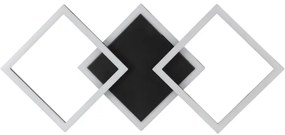 Brilliant - Plafoniera LED JORVIC LED/21W/230V 28x61,5 cm nera