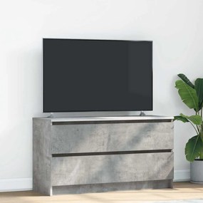 Mobile Porta Tv Grigio Cemento 100x35x54 Cm Legno Multistrato /