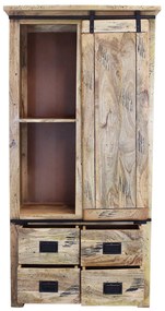 BEILY - credenza legno di mango quattro cassetti