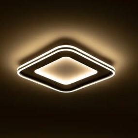 Brilagi - Lampada LED dimmerabile TRIVARO LED/88W/230V 3000-6000K 40x40 cm + telecomando