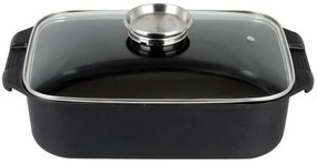 Teglia con coperchio TORO 6,5 l 34,5x10x24,5 cm nera