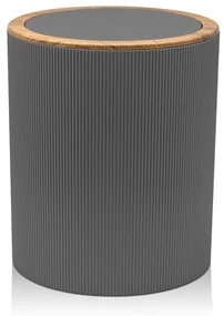 Rubbermaid Commercial Products FG266400 – Coperchio Basculante Per Contenitori Rifiuti, Grigio, Per Uso Interno/Esterno