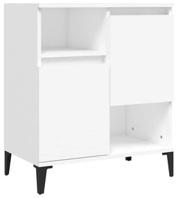 Credenza Bianca 60x35x70 cm in Legno Multistrato