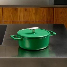 Casseruola in ghisa con coperchio incluso adatta all'induzione 2 l Mattia 3.0 – FABINI