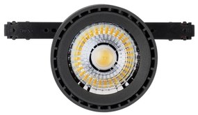 Faro LED 20W Tondo Magnetico, CCT, CRI92, Nero, 48V - BRIDGELUX LED Colore Bianco Variabile CCT